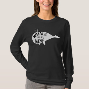 T-shirt Baleine Vous Êtes Mienne Orca Blue Whale Silhouett