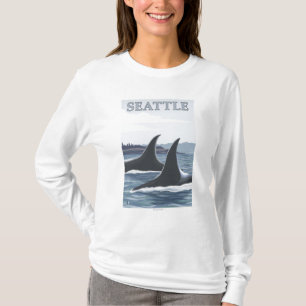 T-shirt Baleines #1 - Seattle, Washington d'orque