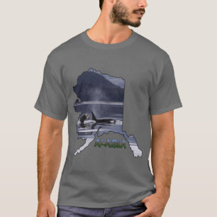 T-shirt Baleines d'Alaska Orca