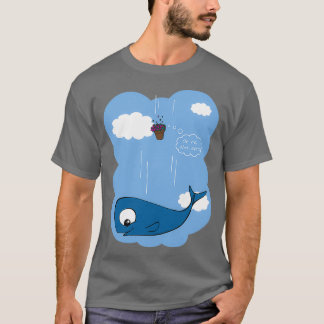 T-shirt Baleines et pétunias