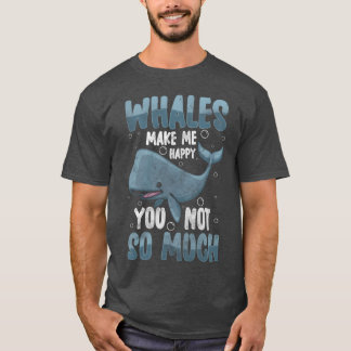 T-shirt Baleines Être Vivant Protection Animale Maritime f