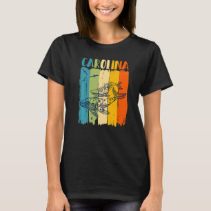 T-shirt Baleines Retro Carolina Matching Meilleurs amis Fa