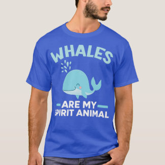 T-shirt Baleines Sont Mon Esprit Animal Mammifère Mer Sous