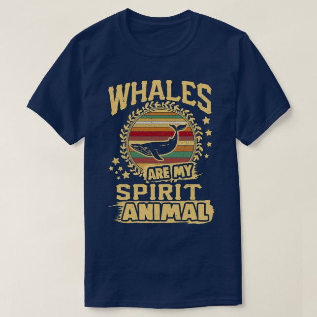 T-shirt Baleines sont mon esprit Animaux Baleines art Bale (Design devant)