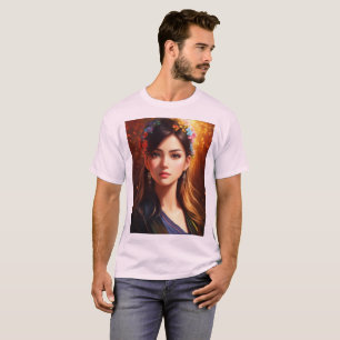 T-shirt Bali Retro Design élégant pour fille