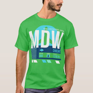 T-shirt Balise de bagages MDW de Chicago