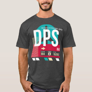 T-shirt Balise E du code de l'aéroport DPS de Bali