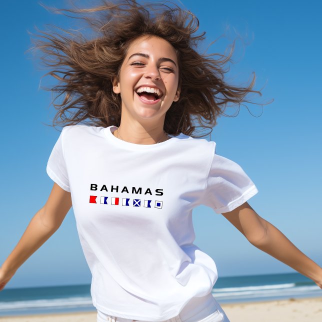 T-shirt Balises de signalisation marine des Bahamas couleu (Créateur téléchargé)