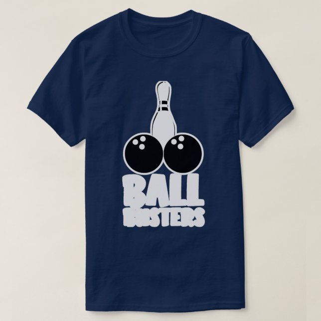 T-shirt Ball Busters Team Bowling Couples T (Design devant)