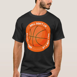 T-shirt Ball Dont Lie - Basket