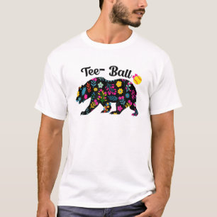 T-shirt Ball Maman Fête de la mère Tee Teeball Maman Ours