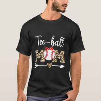 T-shirt Ball Maman Fête Des Mères Ball Maman Ball Leopard 
