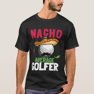 T-shirt Balle de golf Cinco de Mayo avec sombrero nacho mo