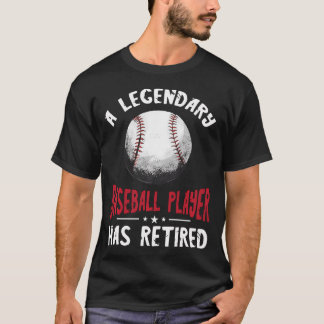 T-shirt Balle de softball légendaire de joueur de baseball