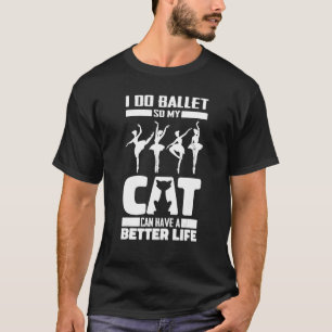 T-shirt Ballerina Chat Dancer - Danse Ballet