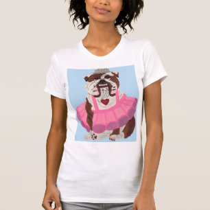 T-shirt Ballerine Bouledogue