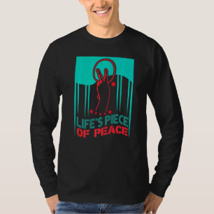 T-shirt Balles De Jeu De Ping Pong Lifes Piece Of Peace Ta
