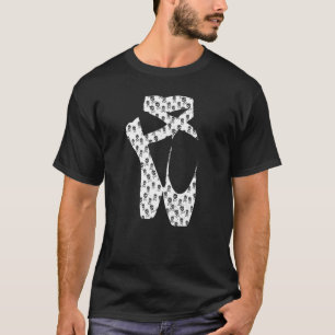 T-shirt Ballet Dancer Punk Point Chaussures Graphic mignon