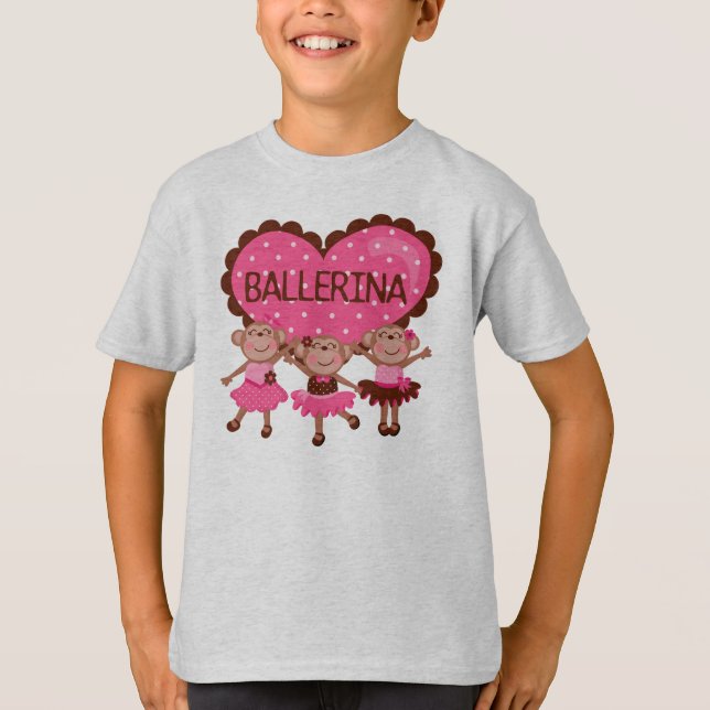 T-shirt Ballet de singe (Devant)