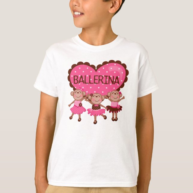 T-shirt Ballet de singe (Devant)