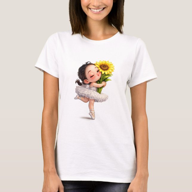 T-shirt Ballet du baiser de tournesol (Devant)