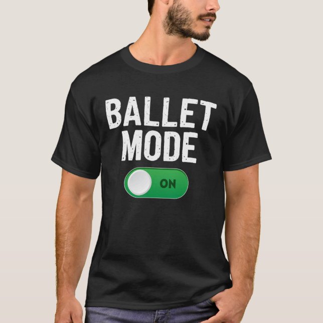 T-shirt Ballet Mode Danse Sur Danse Ballerina (Devant)