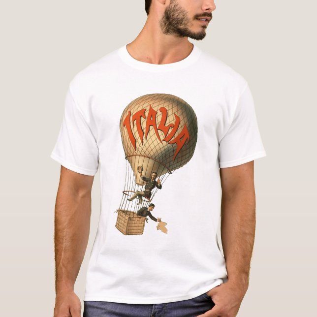 T-shirt Ballon à air chaud Italia (Devant)