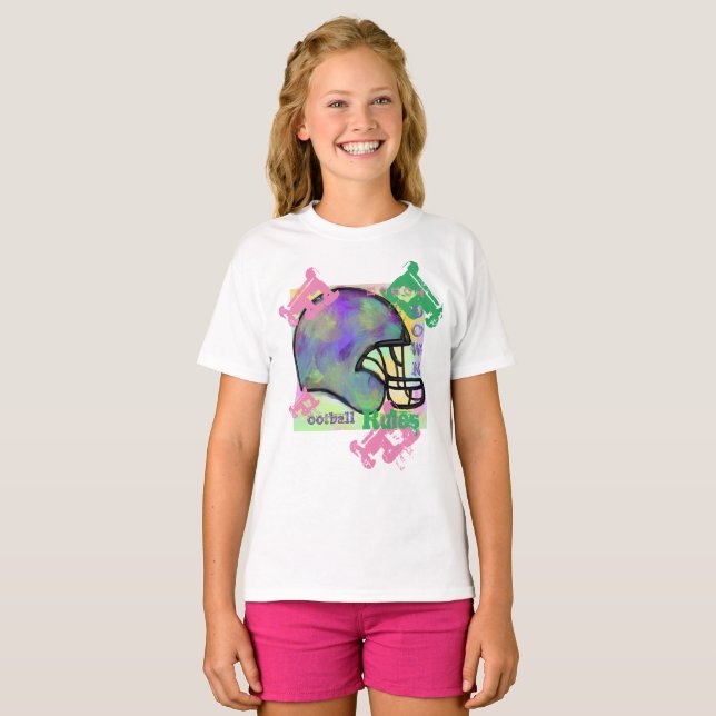 T-SHIRT BALLON DE FOOT AMÉRICAIN (Devant entier)
