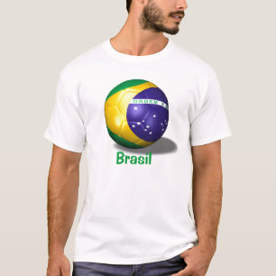 T-shirt ballon de football brésil, Brésil