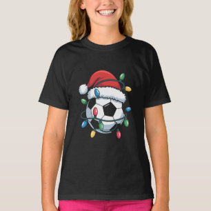 T-shirt Ballon de football de Noël Sports Joueur de footba