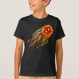 T-shirt Ballon de football espagnol d'amants de football
