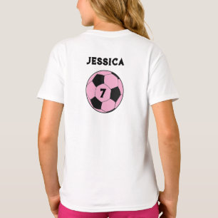 T-shirt Ballon de Football Joueuse Football Sports Filles