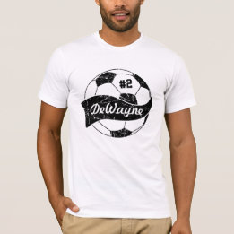 T-shirt Ballon de Football Personnalisé Nom et Numéro