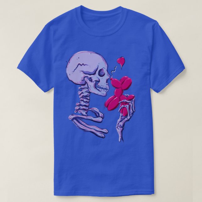 T-shirt Ballon de squelette (Design devant)