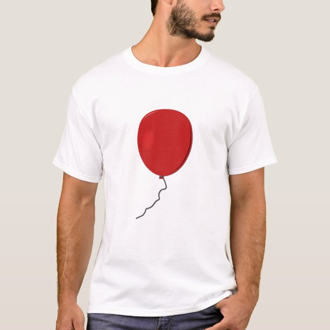 T-shirt ballon rouge (Devant)