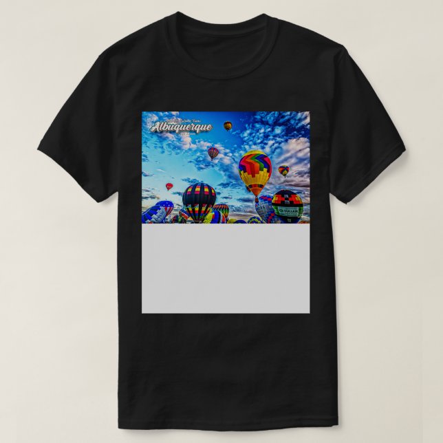 T-shirt Ballons à air chaud Albuquerque 7 (Design devant)