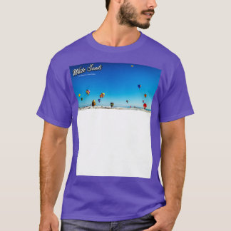 T-shirt Ballons à air chaud pour sables blancs Invitative