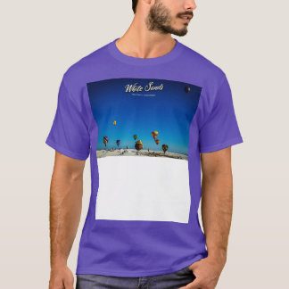 T-shirt Ballons à air chaud pour sables blancs Invitative
