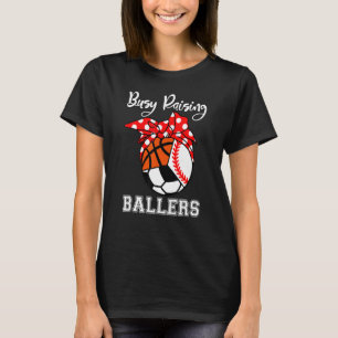 T-shirt Ballons de baseball de baseball de ballers de leva