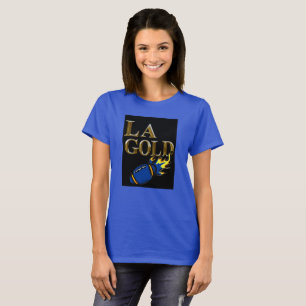 T-SHIRT BALLONS DE FOOTBALL BLEUS ET JAUNES