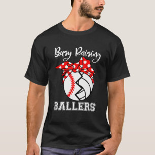 T-shirt Ballons de levage occupé Ballers Funny Baseball Vo
