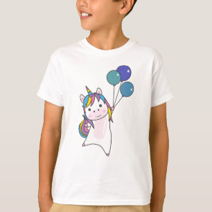 T-shirt Ballons Unicorne Ballons Ballons mignons Animaux p