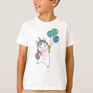 T-shirt Ballons Unicorne Ballons Ballons mignons Animaux p