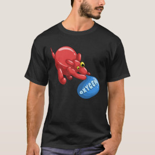 T-shirt Balloon Balloon Animal Chien Inhalant Oxygène