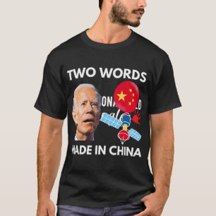 T-shirt Balloon d'espionnage chinois Funny Surveillance Jo