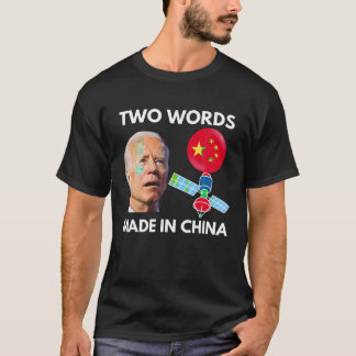 T-shirt Balloon d'espionnage chinois Funny Surveillance Jo