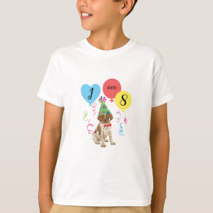 T-shirt Balloons de fête d'anniversaire Pointeur allemand 