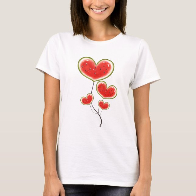 T-shirt Balloons de pastèque (Devant)