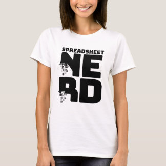 T-shirt Ballot de feuille de calcul