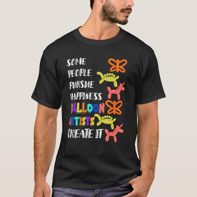 T-shirt Ballotte Artiste Twisting Bonheur Animal Balloon T (Devant)